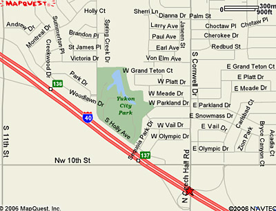 yukon ok street map